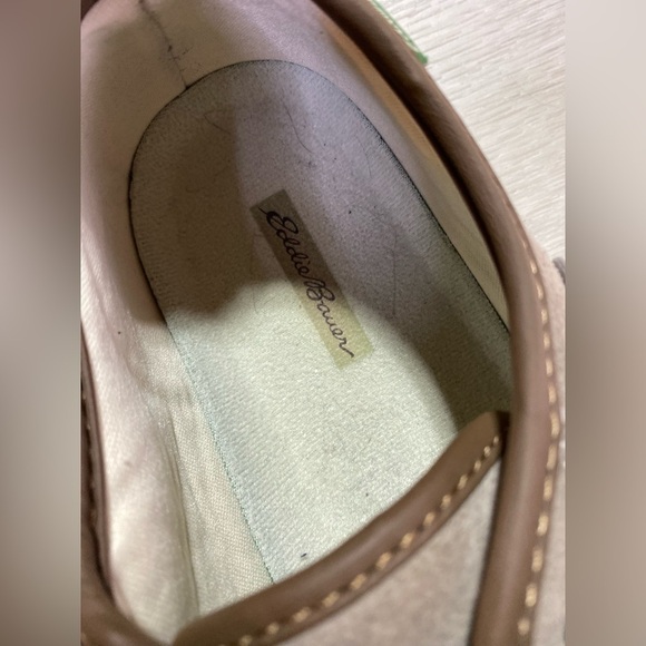 Eddie Bauer Women’s Leather Lace Up Sneakers Henderson Pine Suede Brown Size 10 - Picture 5 of 10